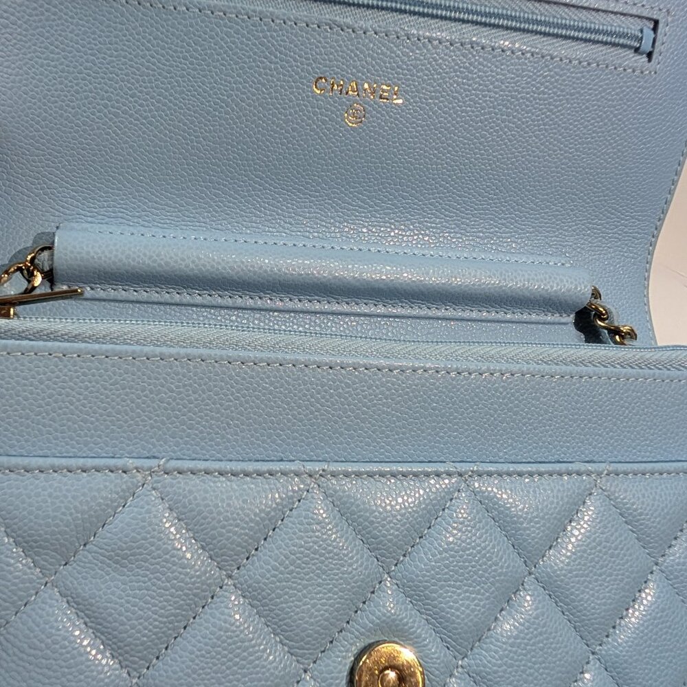 Chanel Blue Caviar Wallet on Chain (WOC) - Picture 16 of 16